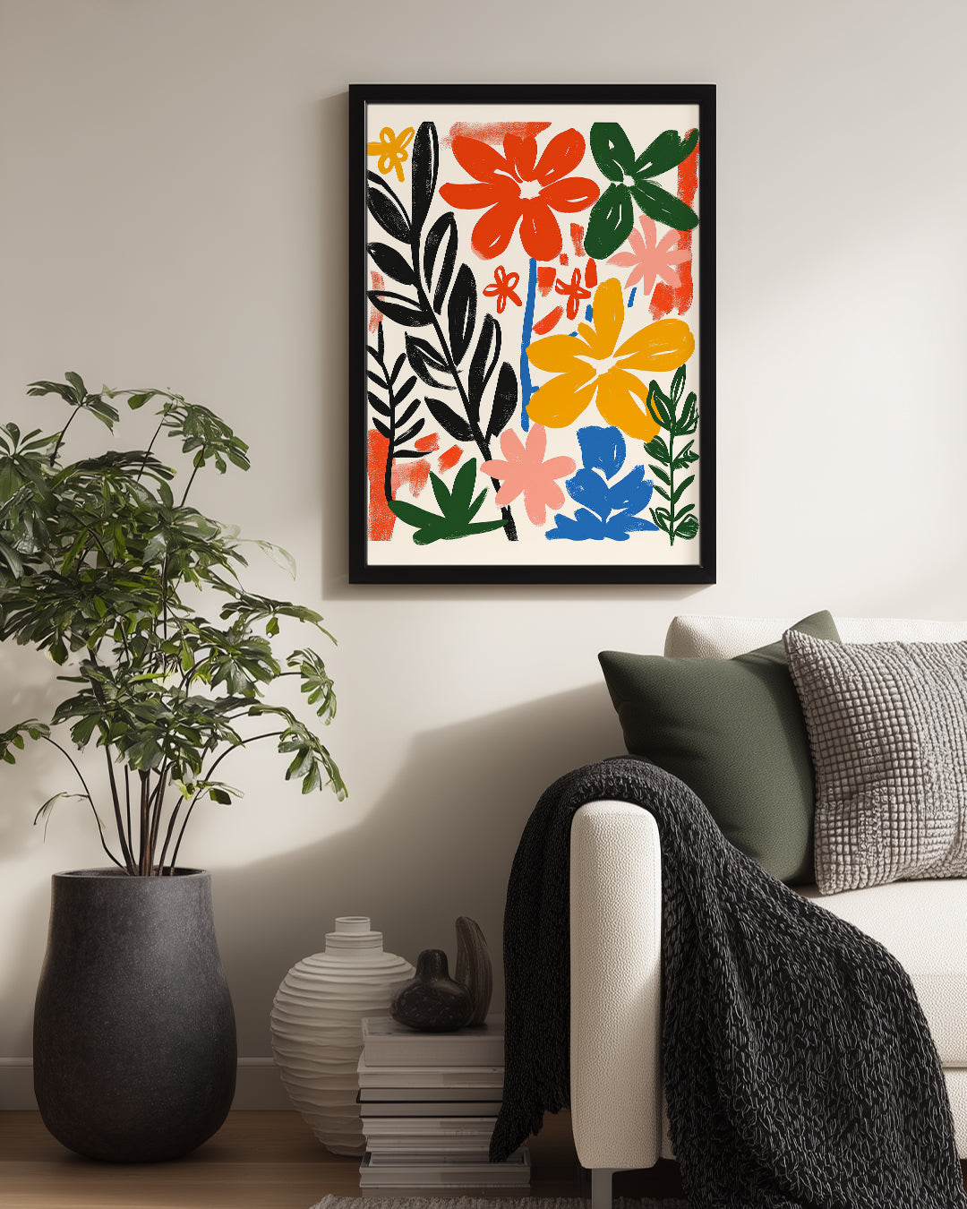 Bold Flora Poster Tablosu