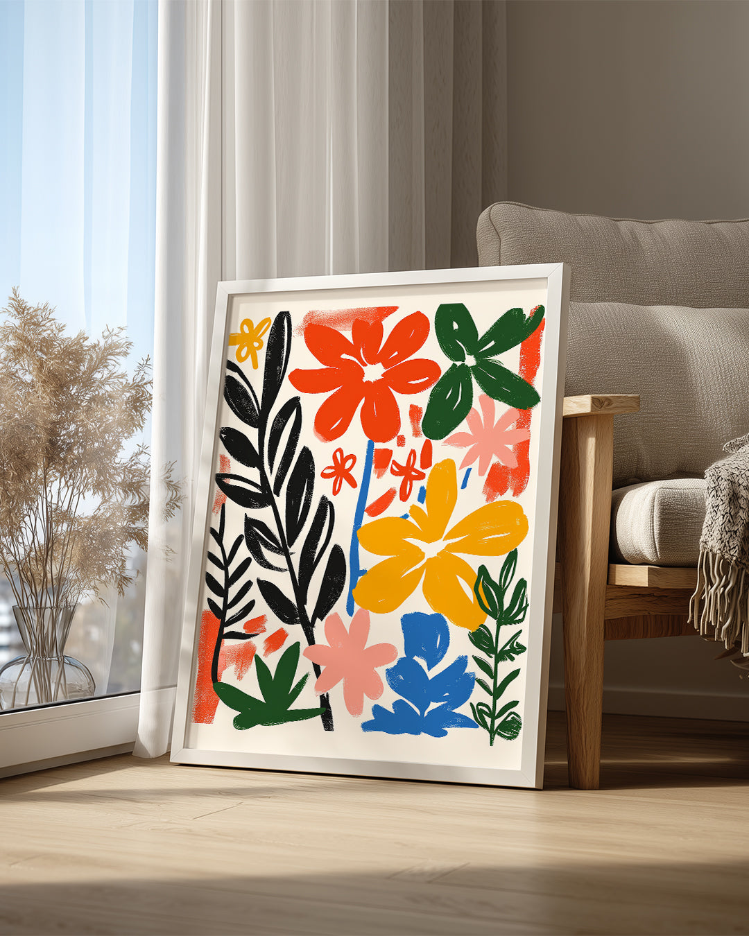 Bold Flora Poster Tablosu