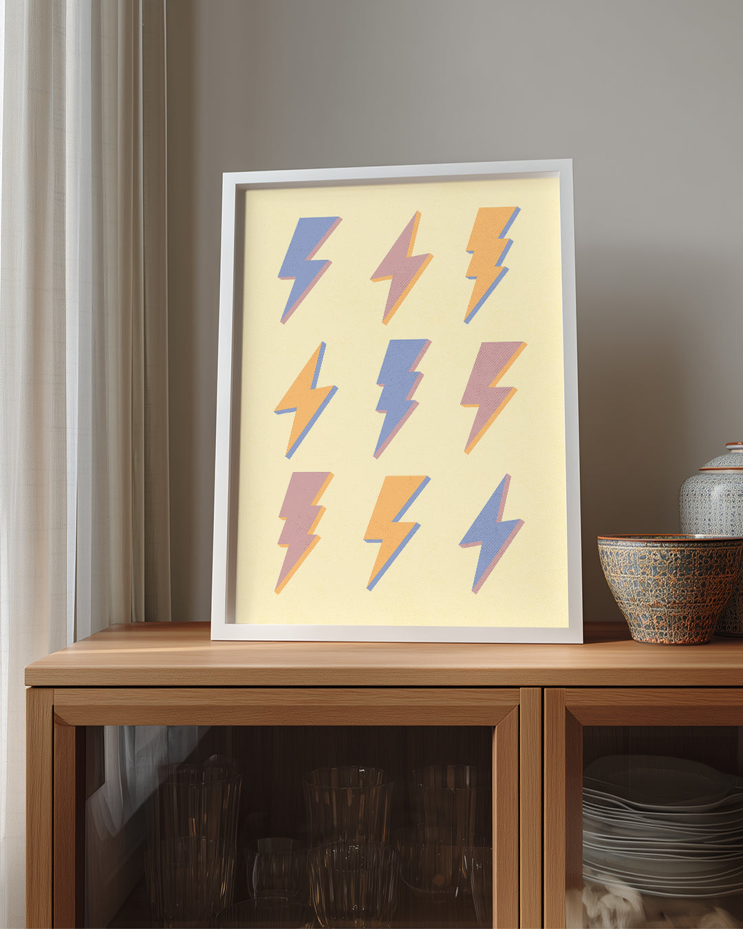 Bolt Pattern Poster Tablosu