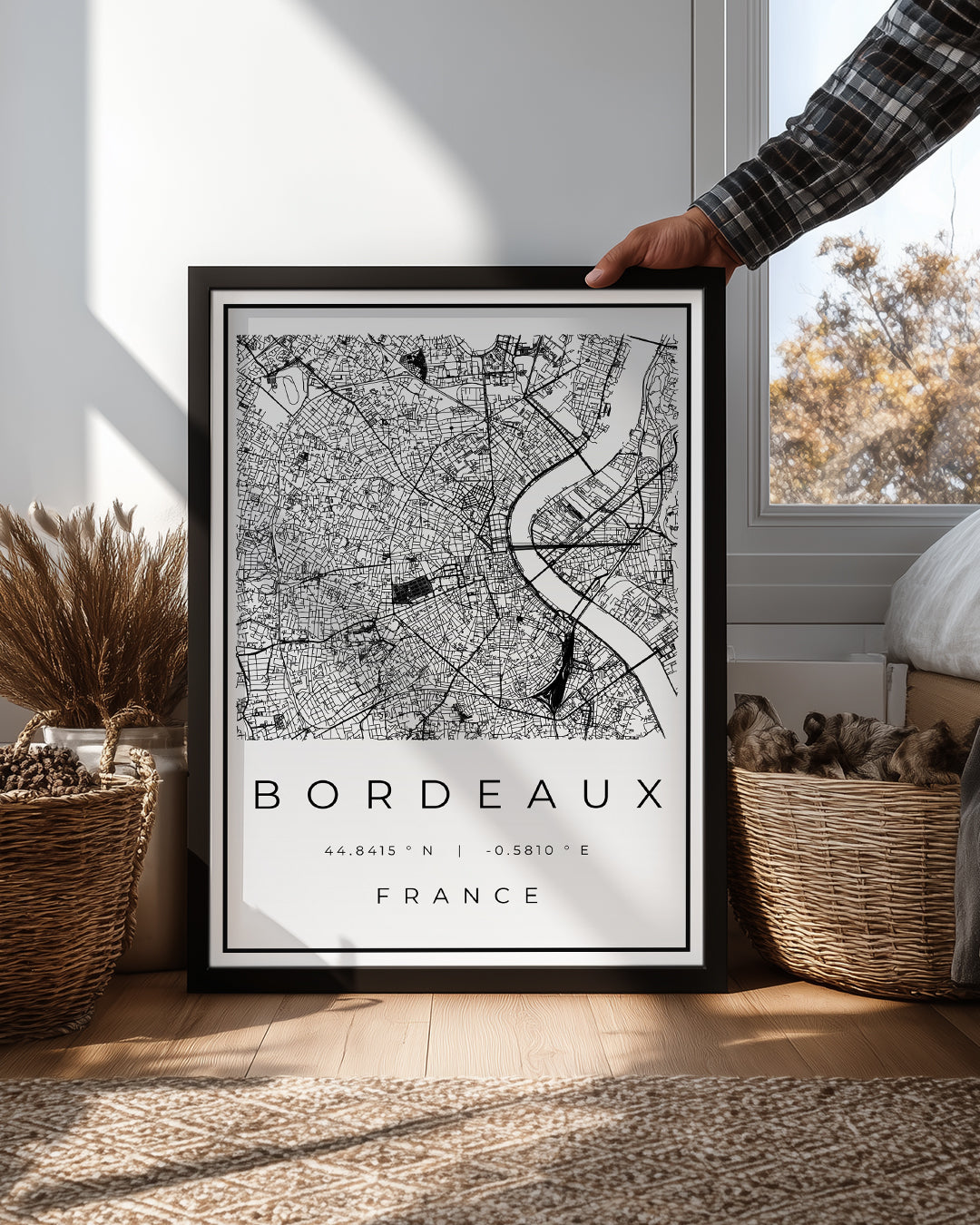 Bordeaux A4 Ratio Poster Tablosu