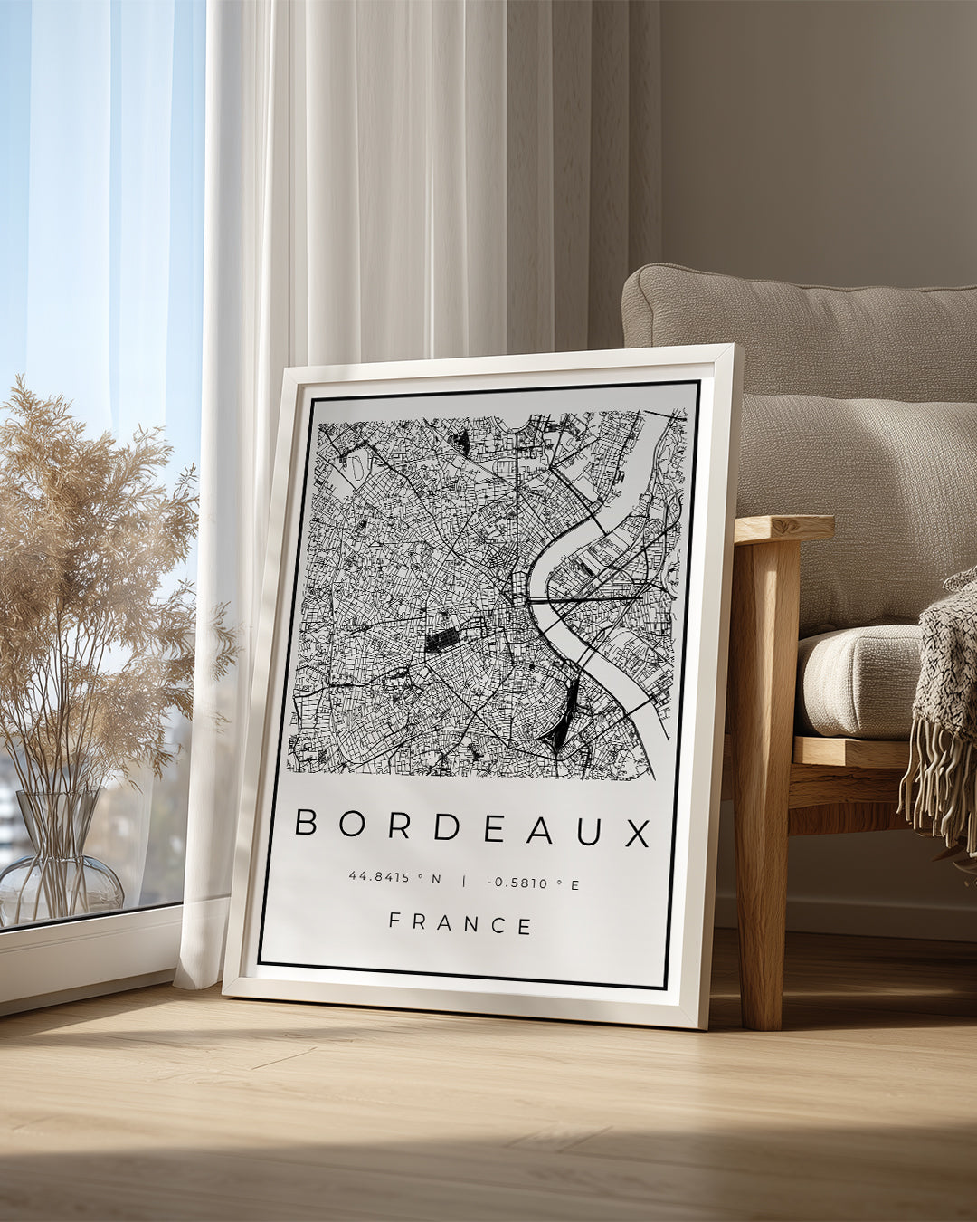 Bordeaux A4 Ratio Poster Tablosu