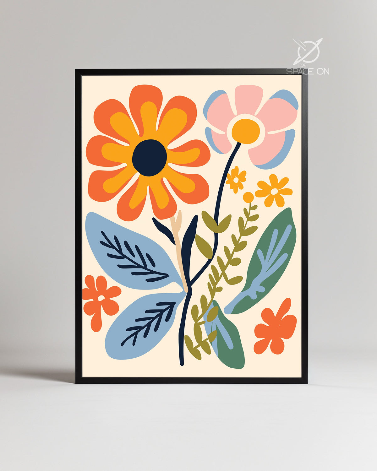 Bouquet Mixte Poster Tablosu