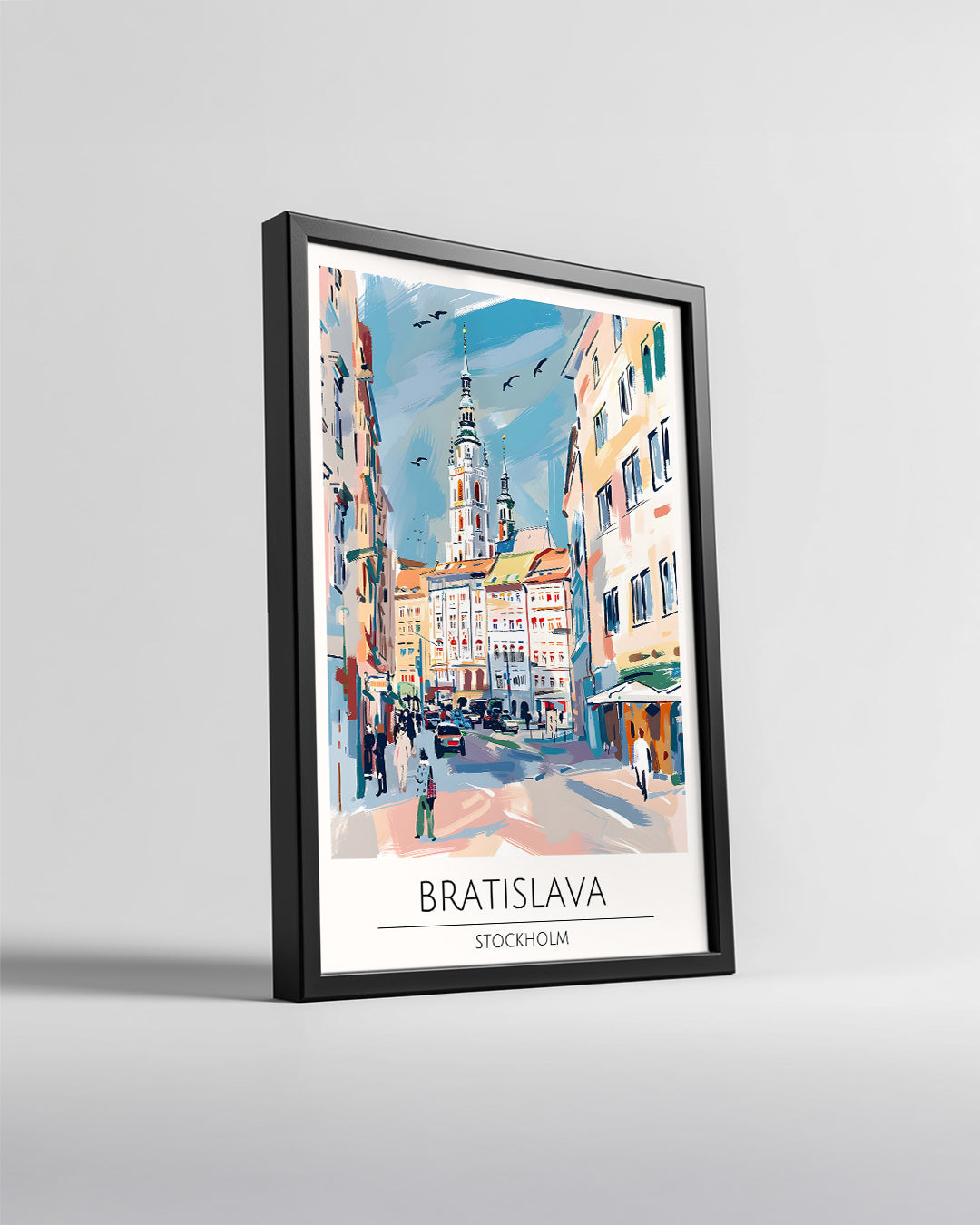 Bratislava Slovakya Poster Tablosu