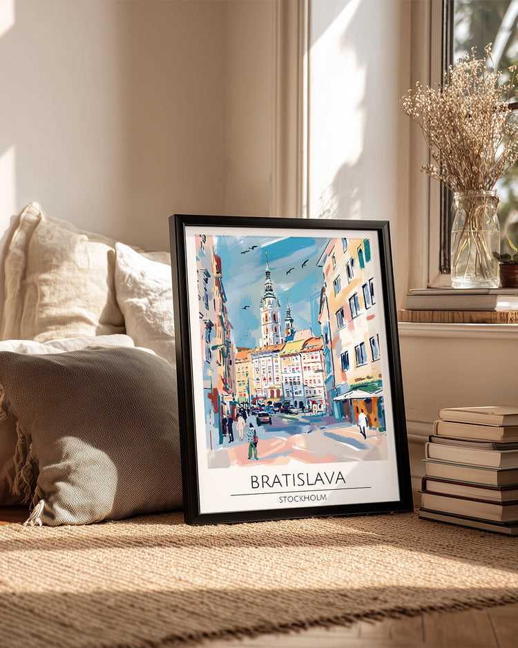 Bratislava Slovakya Poster Tablosu