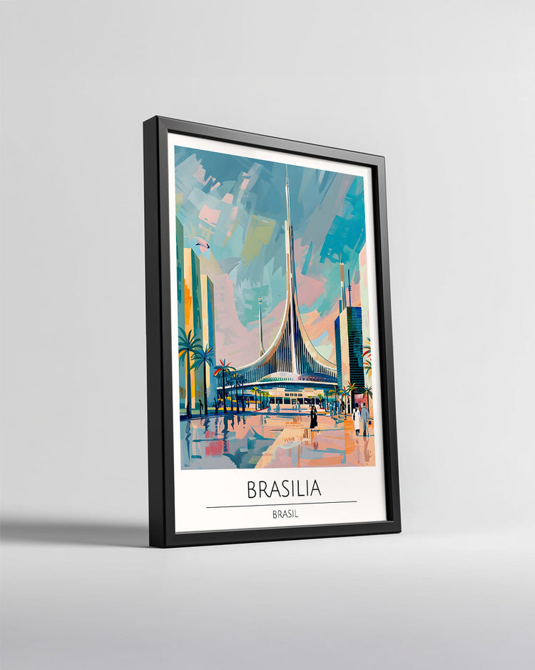 Brezilya Brasilia Poster Tablosu