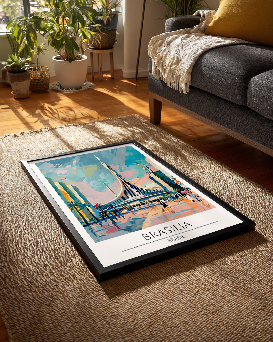 Brezilya Brasilia Poster Tablosu