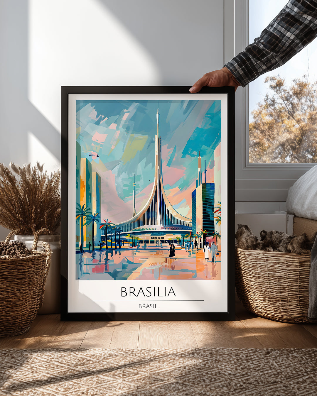 Brezilya Brasilia Poster Tablosu