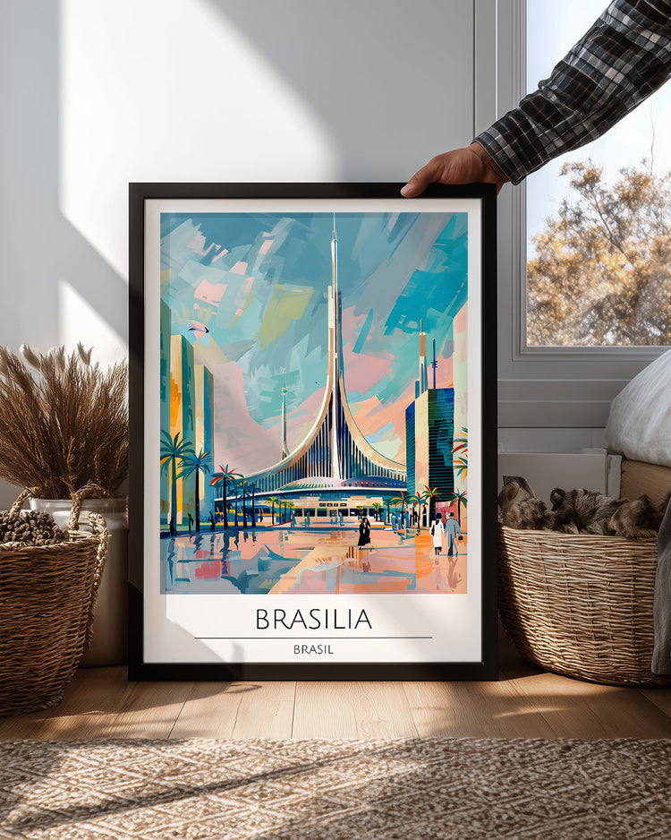 Brezilya Brasilia Poster Tablosu
