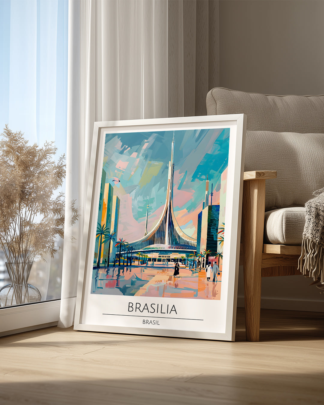 Brezilya Brasilia Poster Tablosu