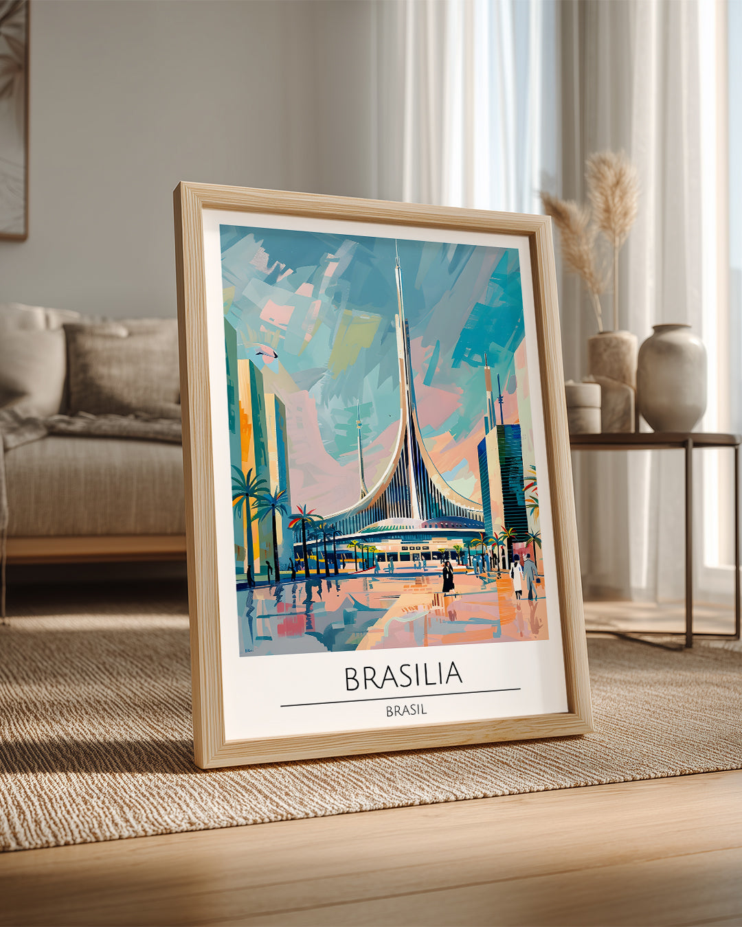 Brezilya Brasilia Poster Tablosu