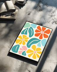 Bright Flora Poster Tablosu
