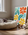 Bright Flora Poster Tablosu
