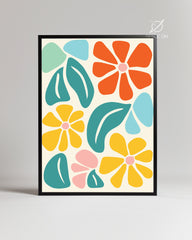 Bright Flora Poster Tablosu