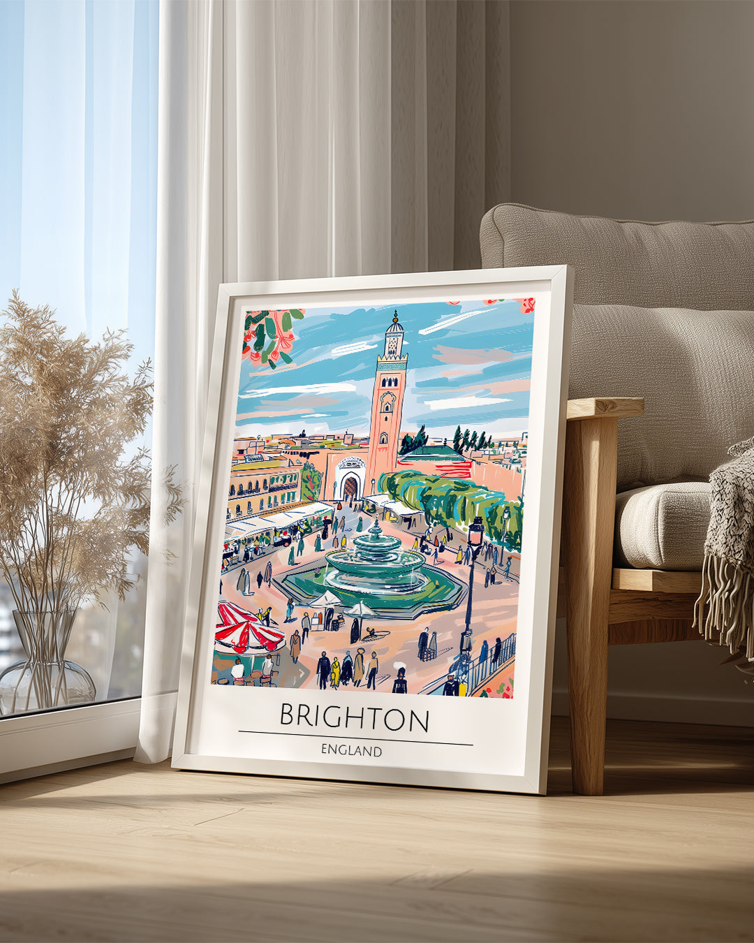 Brighton İngiltere Poster Tablosu