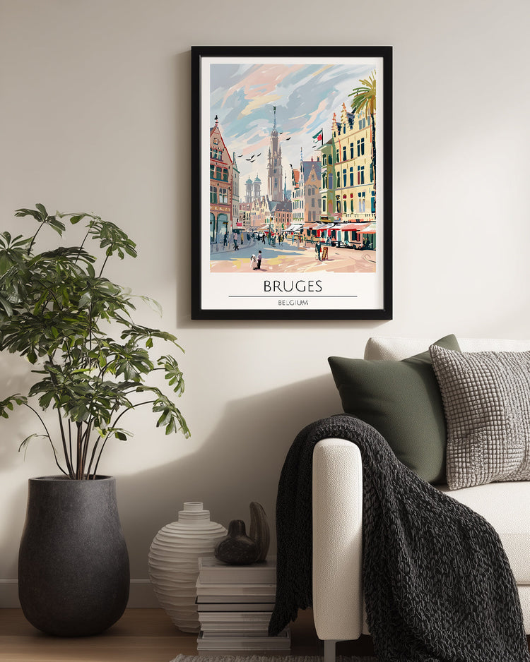 Brüj Belçika Poster Tablosu