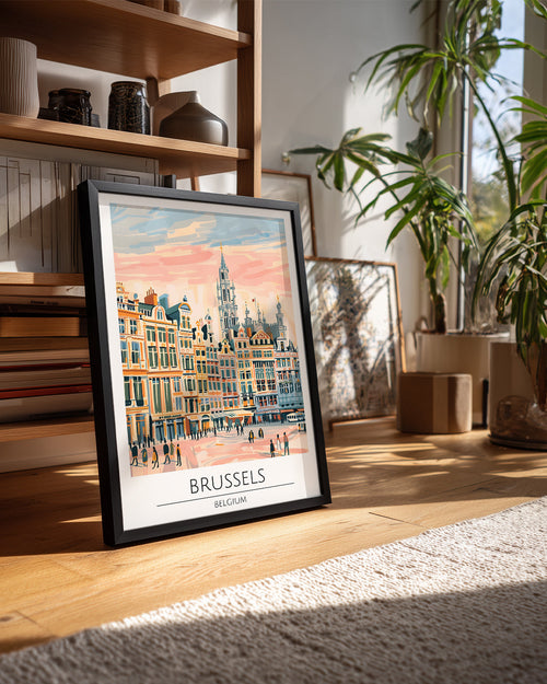 Brüksel Belçika Poster Tablosu