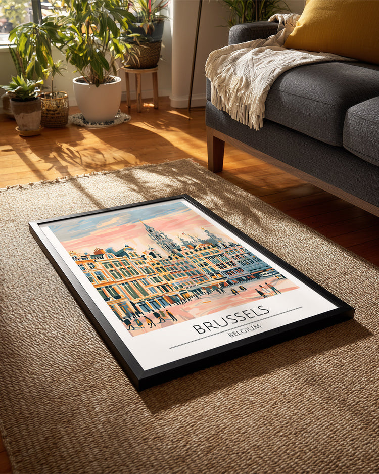 Brüksel Belçika Poster Tablosu