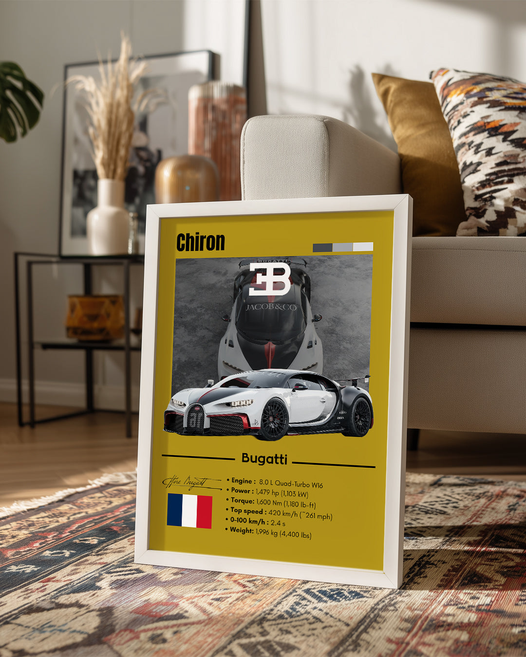 Bugatti Chiron Poster Tablosu
