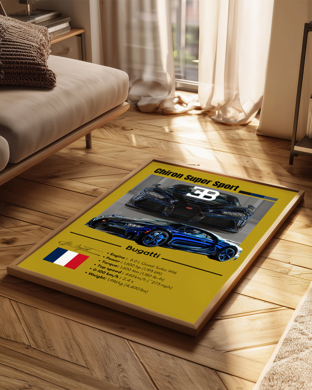Bugatti Chiron Super Sport Poster Tablosu