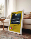 Bugatti Mistral W16 Poster Tablosu