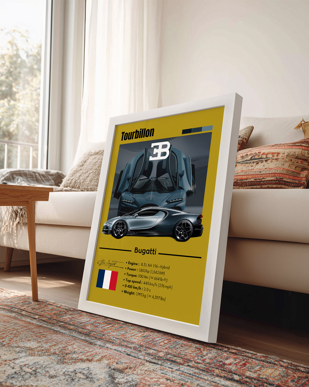 Bugatti Tourbillon Poster Tablosu