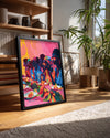 Büyük Yemek Sofrası - Afrika Sanatı Poster Tablosu