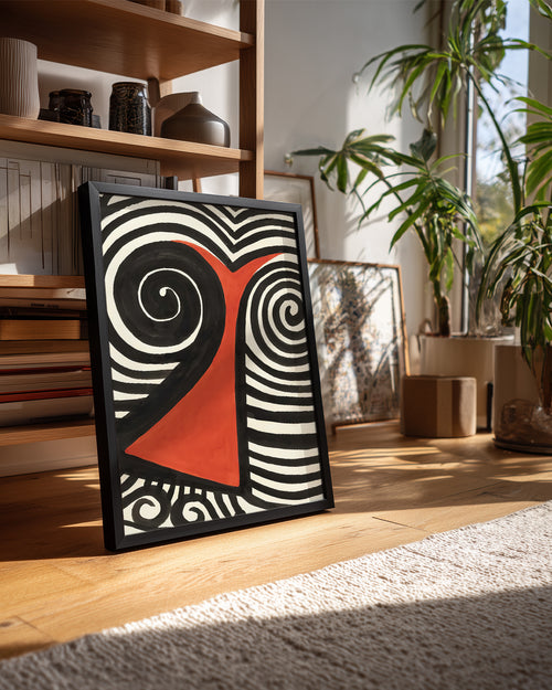 Calder Spiral Poster Tablosu