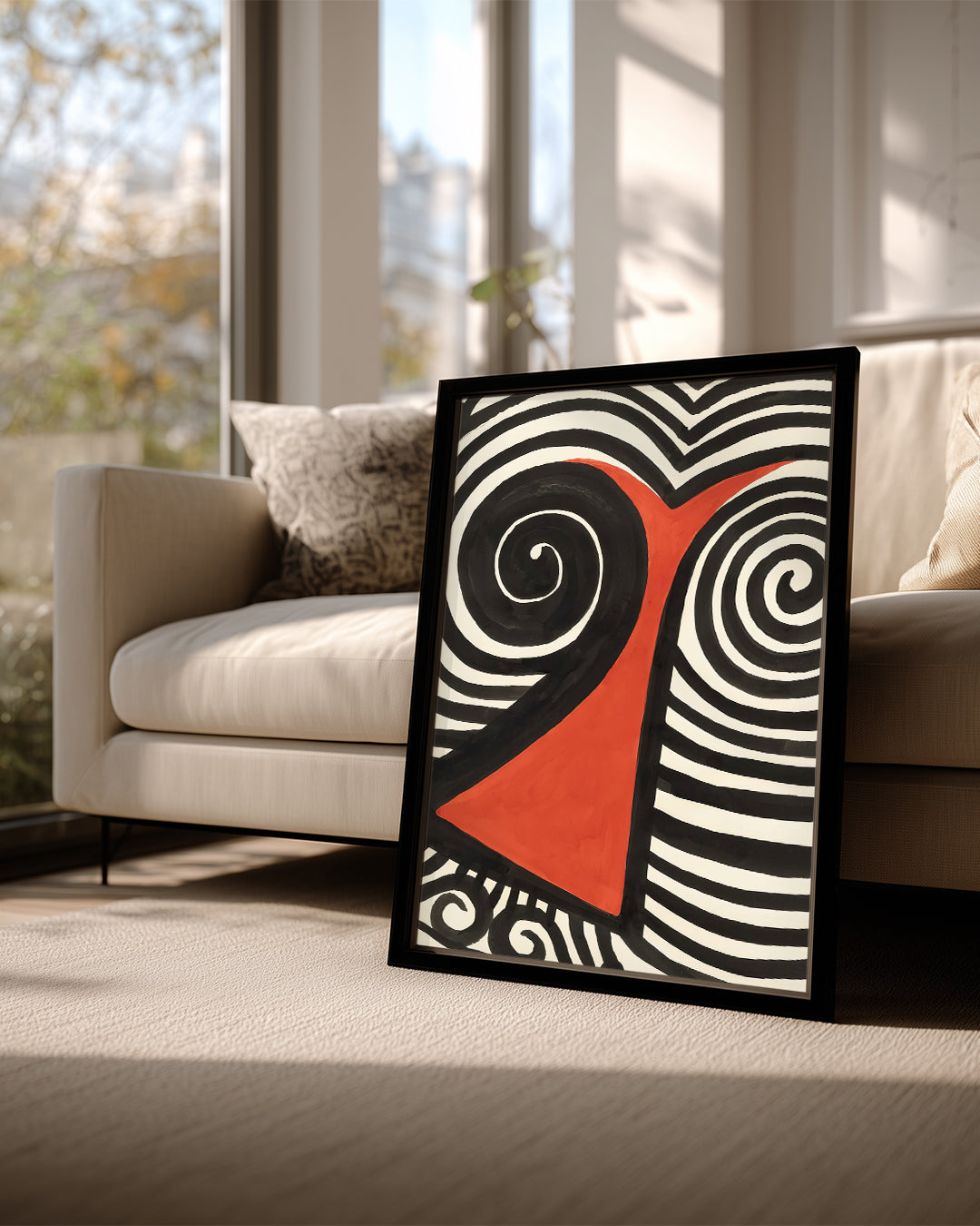 Calder Spiral Poster Tablosu