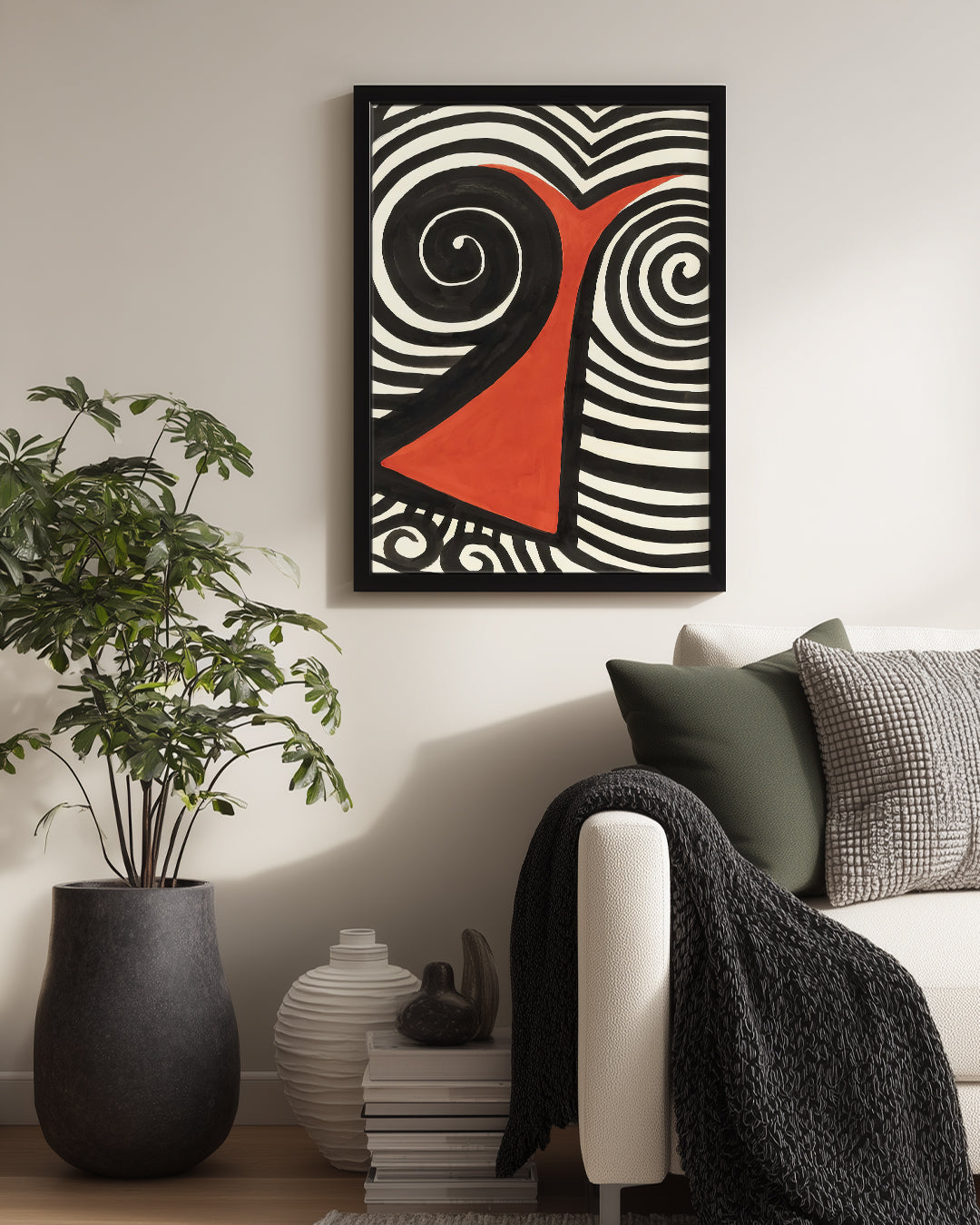 Calder Spiral Poster Tablosu
