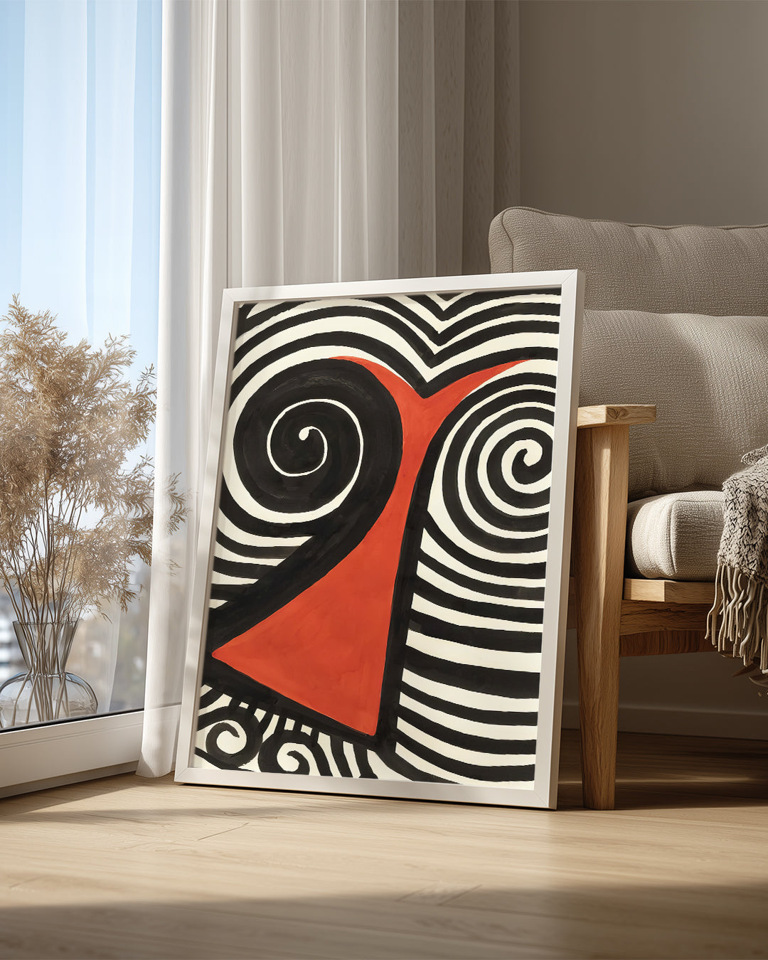 Calder Spiral Poster Tablosu