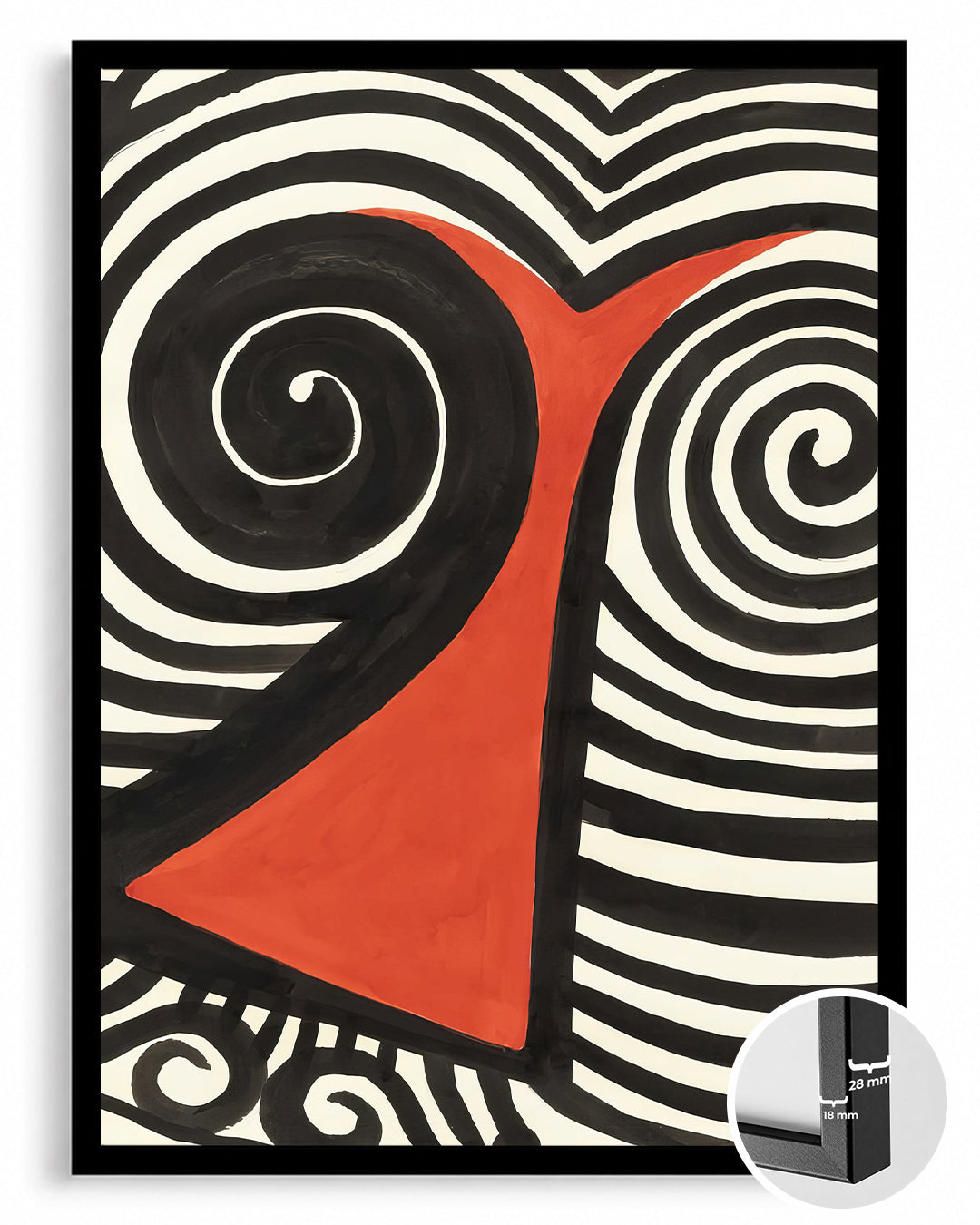 Calder Spiral Poster Tablosu