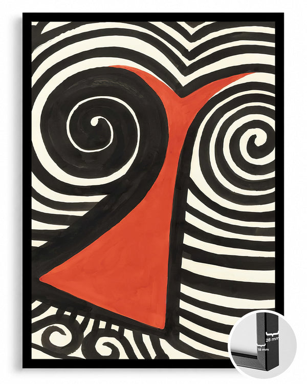 Calder Spiral Poster Tablosu