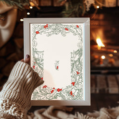 Calico Christmas Cat Poster Tablosu