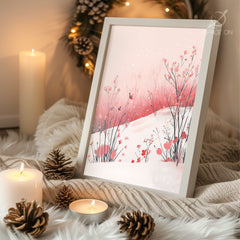 Candlelight Christmas Eve Poster Tablosu