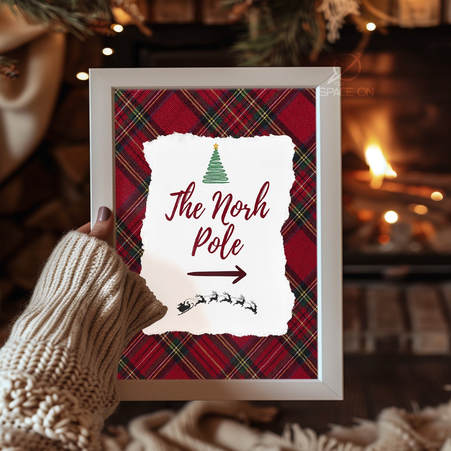 Candlelit Tree Tradition Poster Tablosu