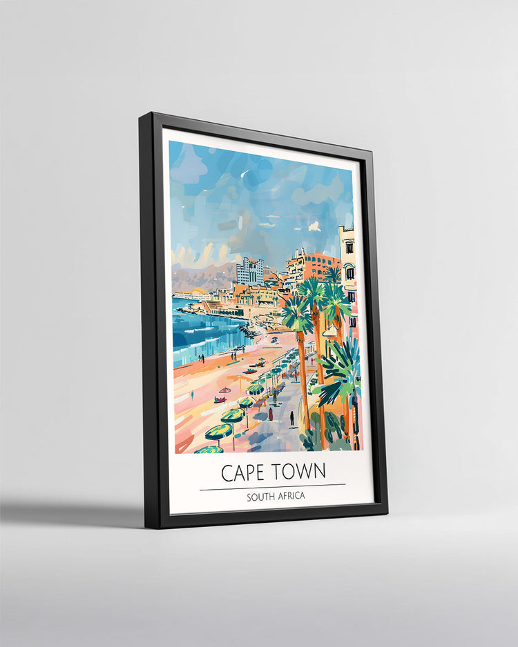 Cape Town Güney Afrika Poster Tablosu