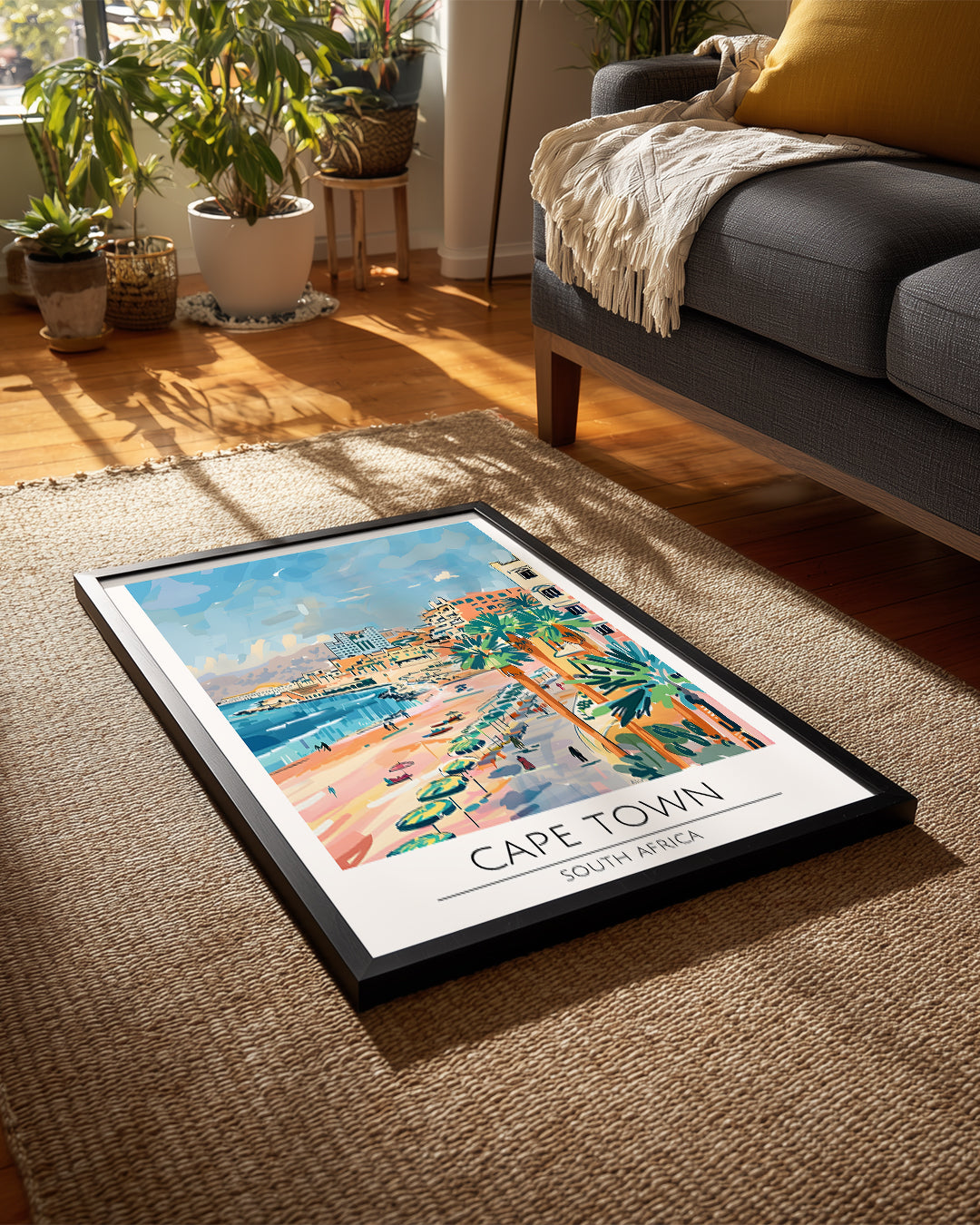 Cape Town Güney Afrika Poster Tablosu