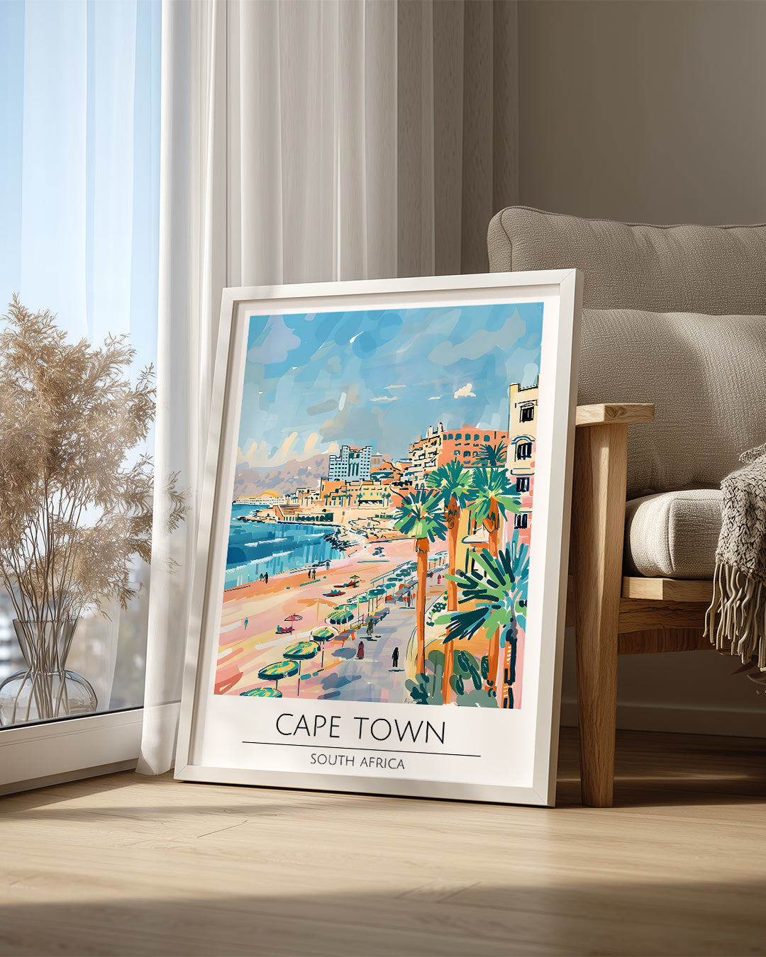 Cape Town Güney Afrika Poster Tablosu