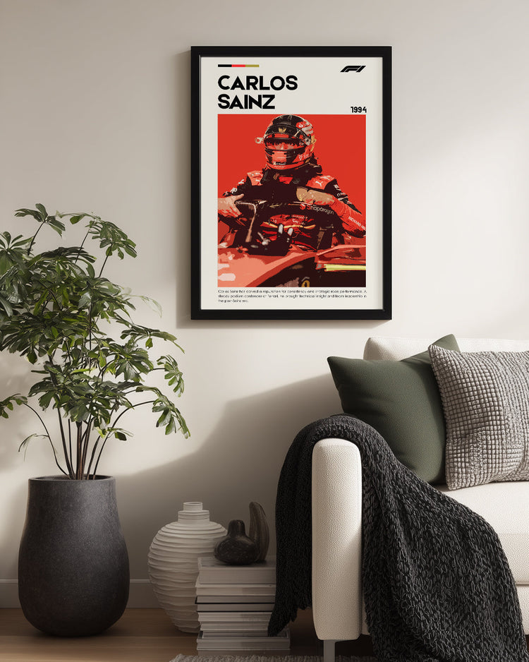 Carlos Sainz Poster Tablosu