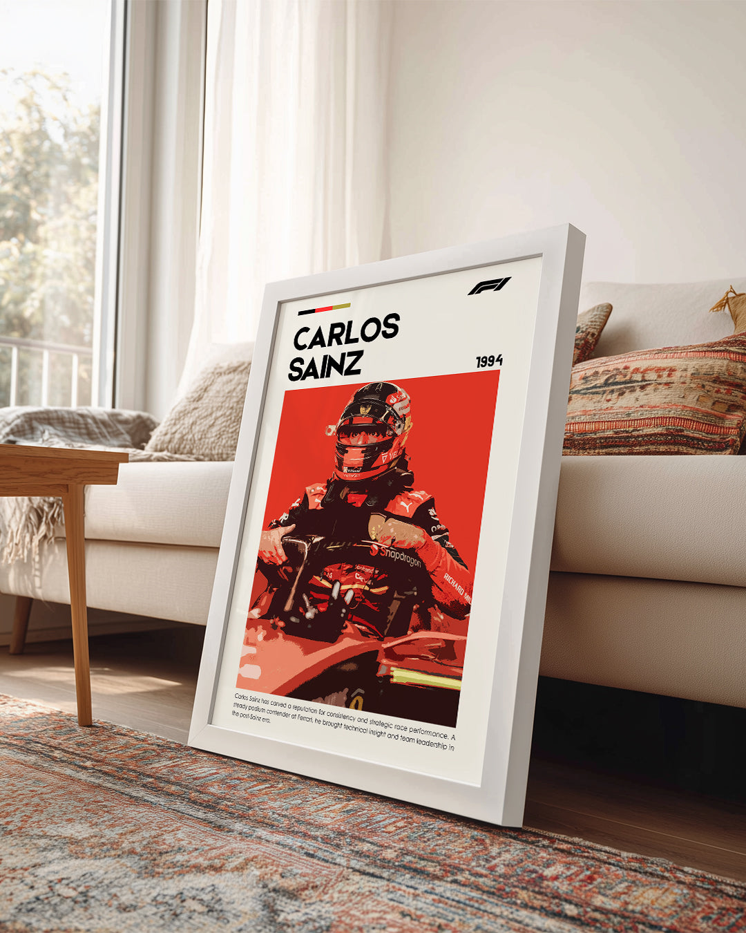 Carlos Sainz Poster Tablosu