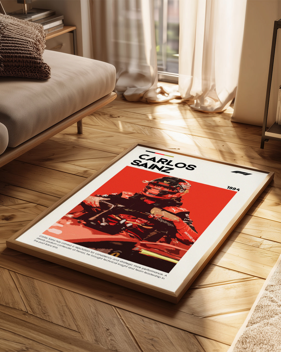 Carlos Sainz Poster Tablosu