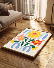 Cascade Floral Poster Tablosu