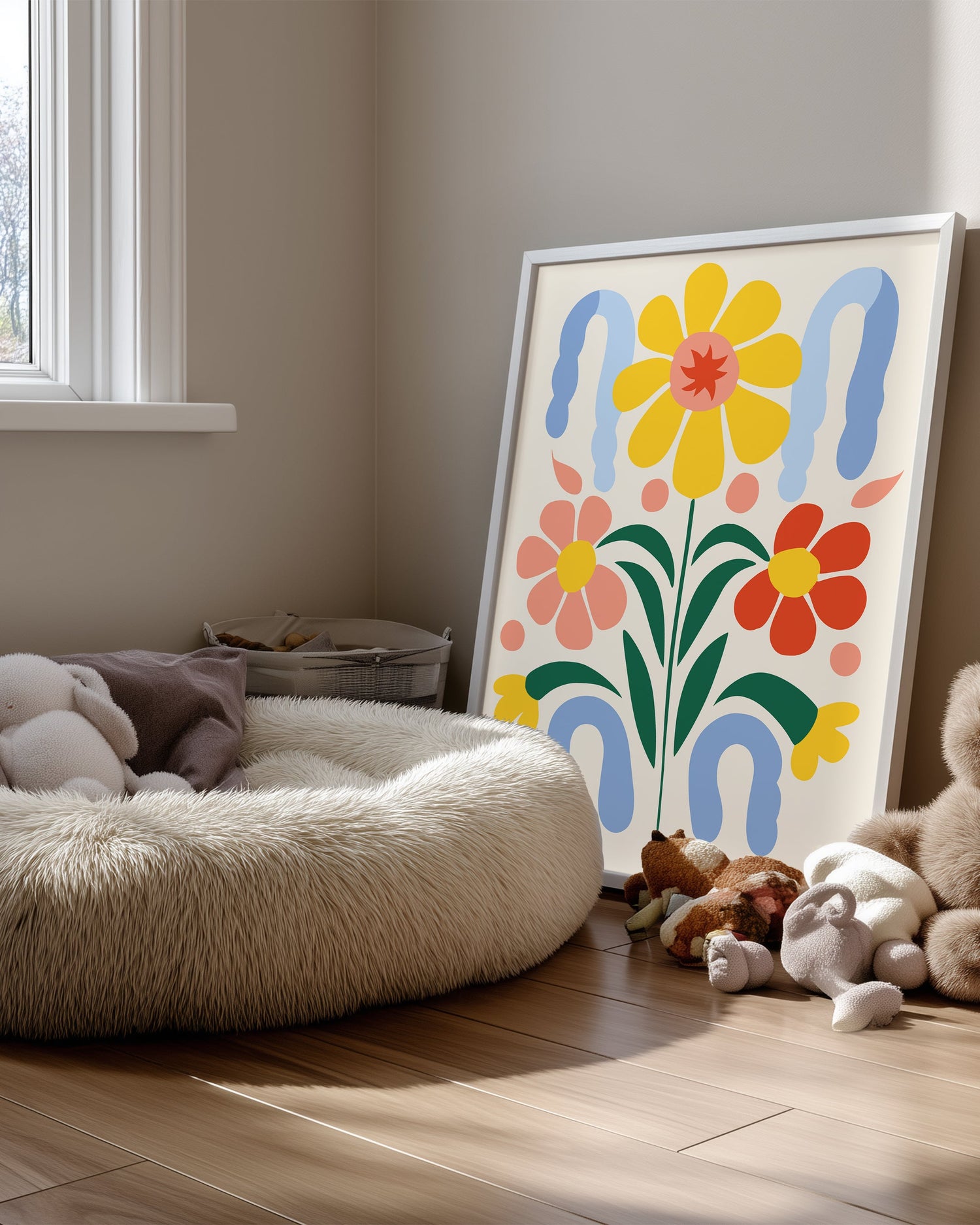 Cascade Floral Poster Tablosu