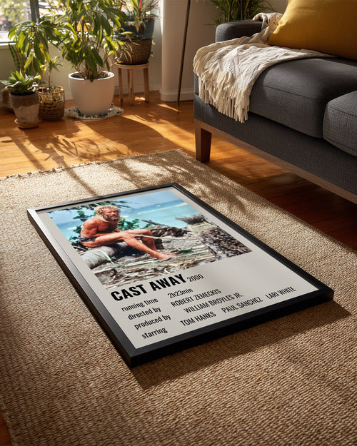 Cast Away Poster Tablosu