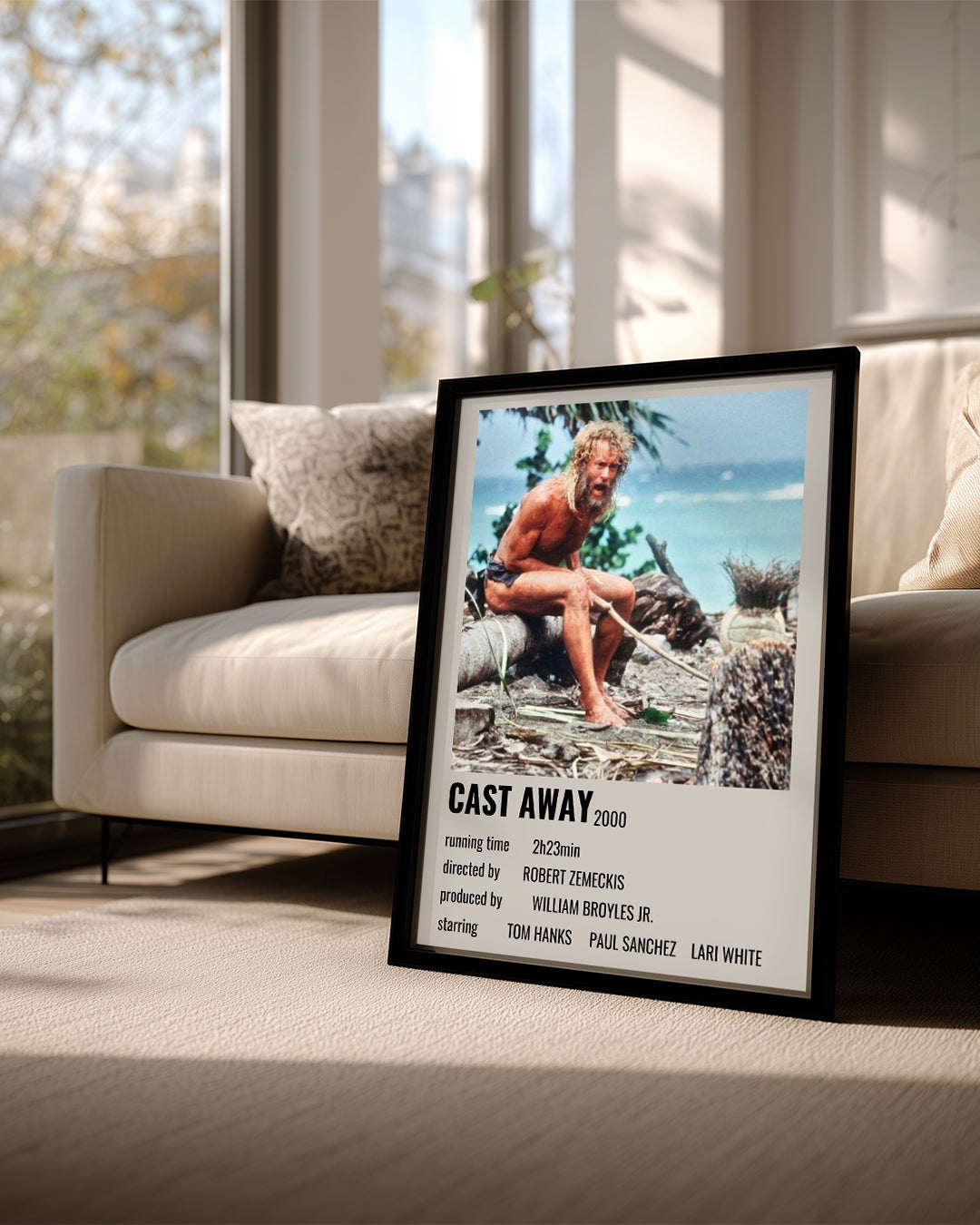 Cast Away Poster Tablosu