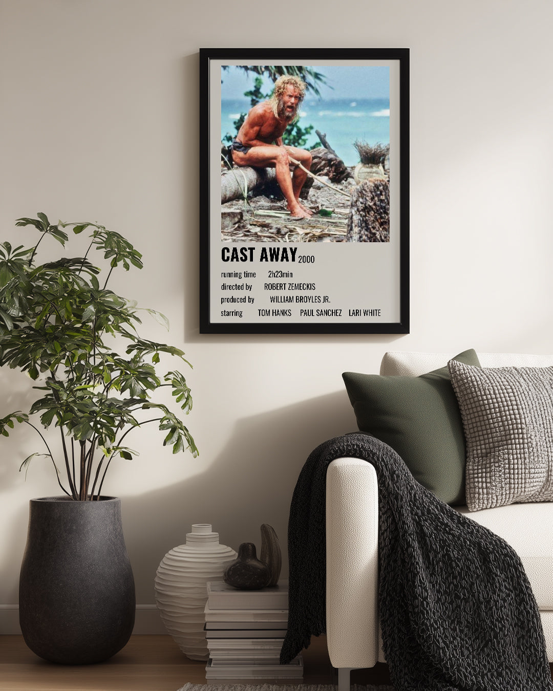 Cast Away Poster Tablosu