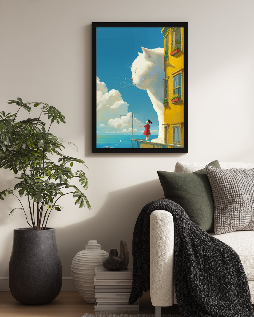 Cat View Poster Tablosu