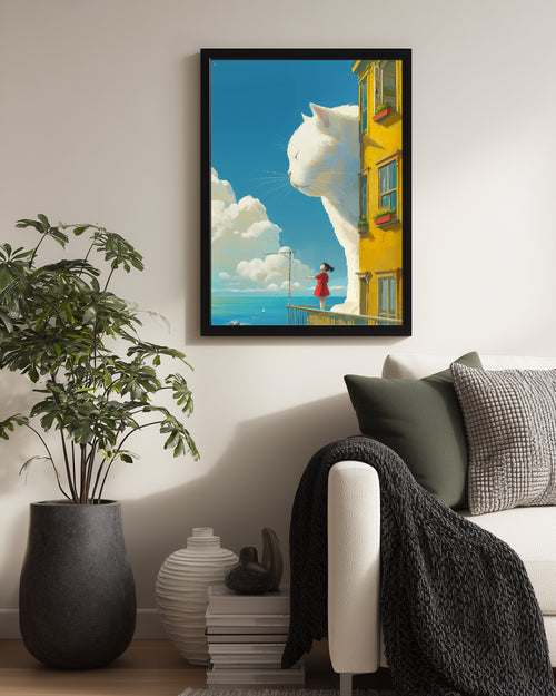 Cat View Poster Tablosu