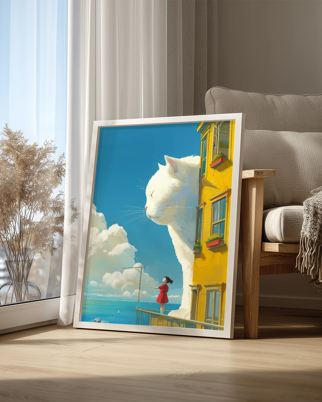 Cat View Poster Tablosu