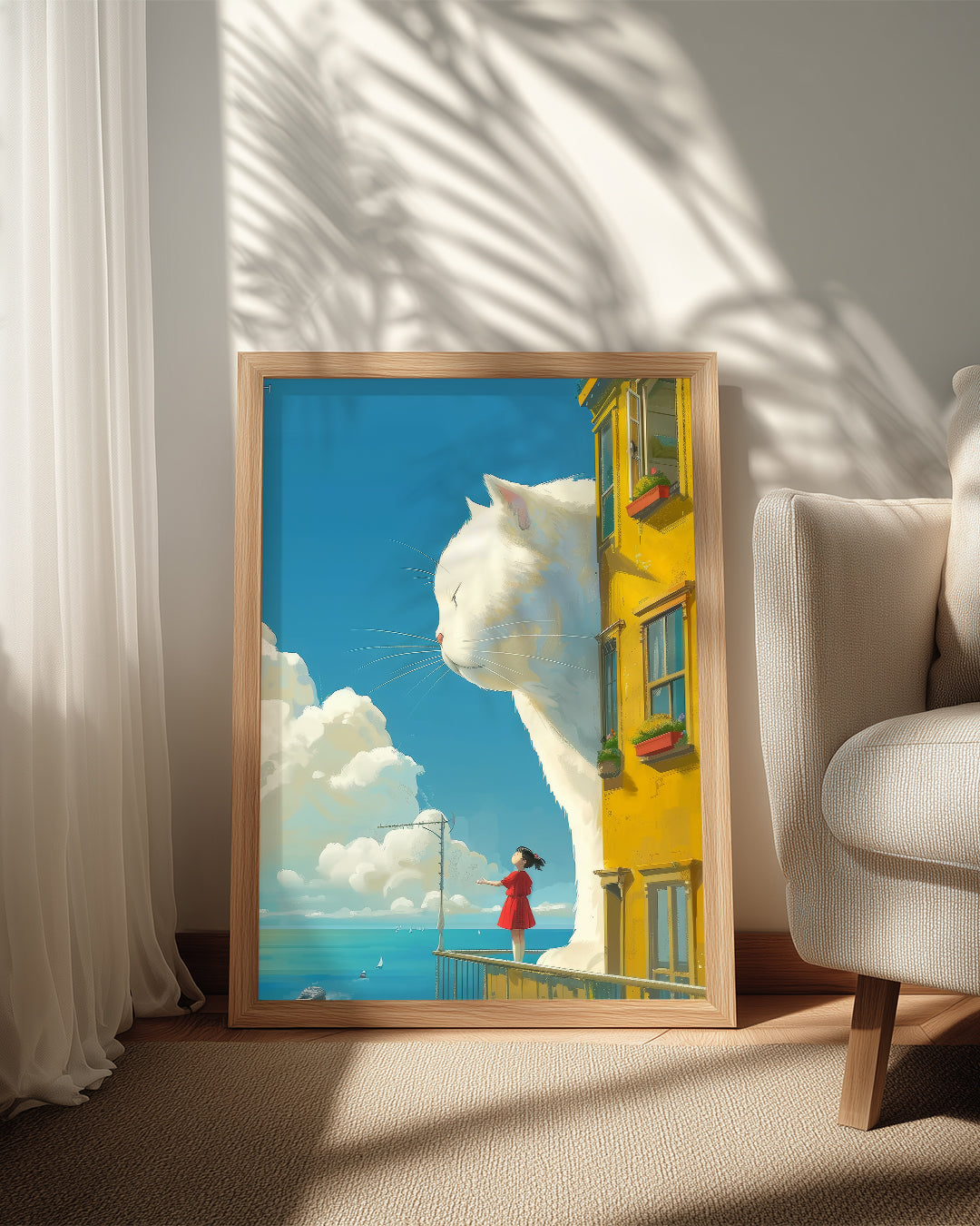 Cat View Poster Tablosu
